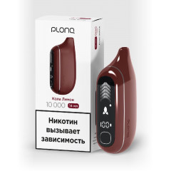 Электронная сигарета PLONQ MAX PRO 10000 затяжек Кола Лимон